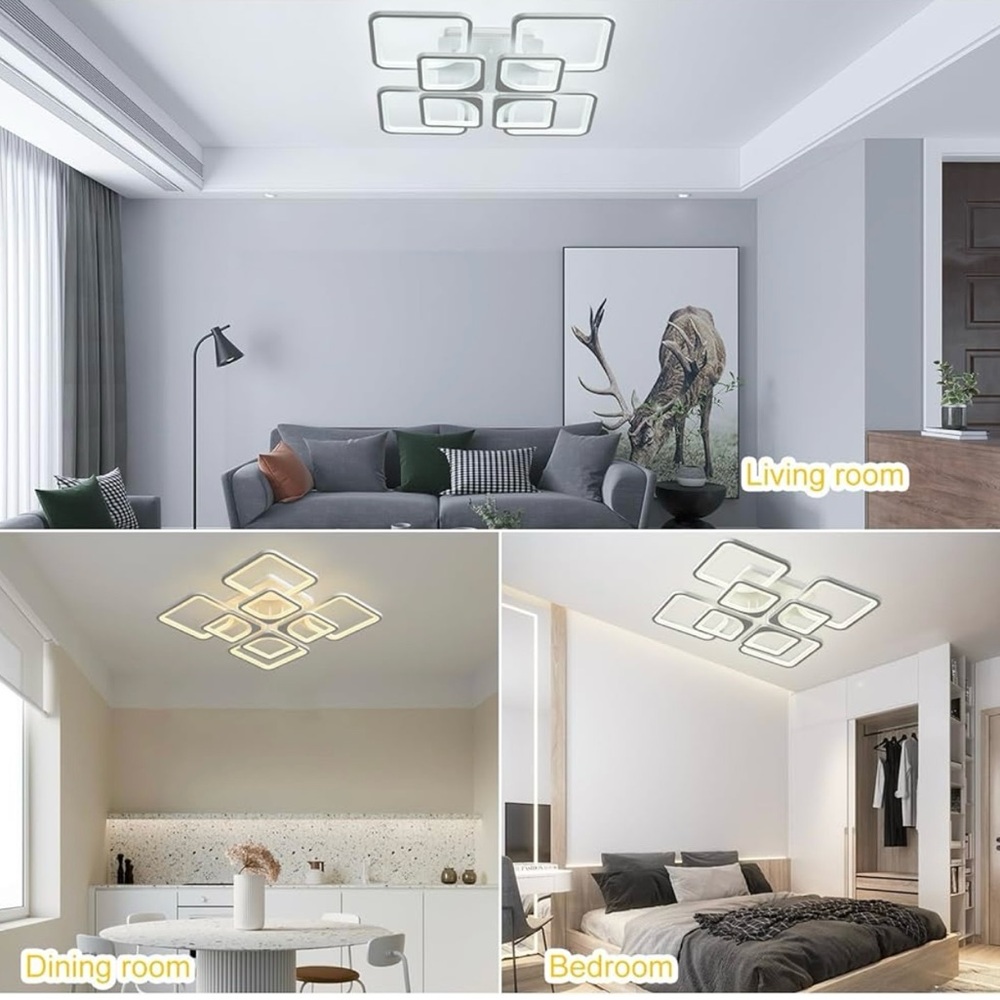 Modern LED Ceiling Light Fixture - Picture 4 of 4